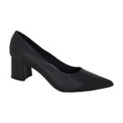 Scarpin Salto Bloco Tamanho Grande Nayre Modas Ref 6274-8219 Soft Preto 40 Scarpin Salto Bloco Tamanho Grande Nayre Modas Ref 6274-8219 Soft Preto 40