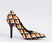Scarpin Salto Fino 10cm Pelo Caramelo CBK