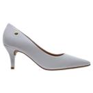 Scarpin Salto Fino Feminina Vizzano 1185.702 Branco