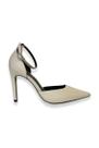 Scarpin Salto Fino Off White Lia Line