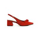 Scarpin Slingback com Salto Blocado