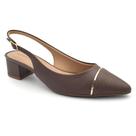 Scarpin Slingback com Salto Bloco Beira Rio 4182.237.31081