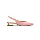 Scarpin Slingback com Salto Cromado