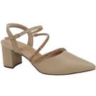Scarpin Slingback com Tiras Brilhantes Tchocco 36802