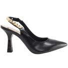 Scarpin Slingback Detalhe Dourado Mariotta 3025101 Scarpin Slingback Detalhe Dourado Mariotta 3025101