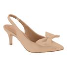 Scarpin SlingBack Feminino Vizzano Salto Médio Fino Max Laço Scarpin SlingBack Feminino Vizzano Salto Médio Fino Max Laço