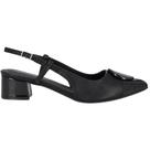 Scarpin Slingback Salto Bloco Bico Fino Taci Conforto 739085 Piccadilly