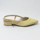 Scarpin slingback usaflex couro Scarpin slingback usaflex couro