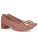 Scarpin Usaflex Couro Salto Baixo Joanete Confort AJ0113 Cor:Rosa VintageTamanho:37 Scarpin Usaflex Couro Salto Baixo Joanete Confort AJ0113 Cor:Rosa VintageTamanho:37