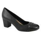Scarpin Usaflex Salto Bloco Médio Sapato Feminino UC1101