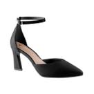 Scarpin Via Uno Salto Alto Feminino Preto