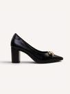 Scarpin Vienna Salto Bloco Preto