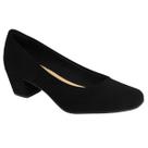 Scarpin Villa Rosa Feminino Salto Baixo Nobuck 2520.25025