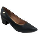 Scarpin Vizzano Fosco Conforto Salto Bloco - Preto - 38 Scarpin Vizzano Fosco Conforto Salto Bloco - Preto - 38