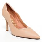 Scarpin Vizzano Ondulado Fosco Salto Alto Bege Scarpin Vizzano Ondulado Fosco Salto Alto Bege