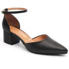 Scarpin Vizzano Salto Médio Bloco Tornozeleira Sapato Scarpin Vizzano Salto Médio Bloco Tornozeleira Sapato