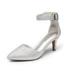 Scarpins DREAM PAIRS Salto Kitten 6,5 cm Glitter Prata