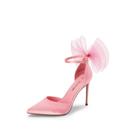 Scarpins Femininos DREAM PAIRS Rosa com Tiras