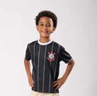 Scc - corinto camiseta adt 100%pes preto/p/s