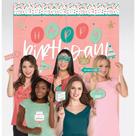 Scene Setters Amscan Happy Cake Day Pink com 12 adereços fotográficos
