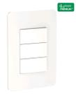 Schneider orion 3 interruptores paralelos branco s71334304 Schneider orion 3 interruptores paralelos branco s71334304