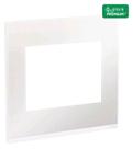 Schneider orion placa 4x4 6 postos white glass s734203809