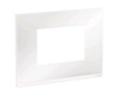 Schneider orion placa + suporte 4x2 3p s73410380h9 white glass