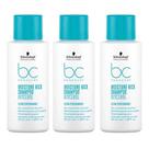 Schwarzkopf BC Clean Performance Moisture Kick Kit Travel Size - Com 3 Shampoos