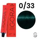 Schwarzkopf Igora Royal Coloração 0/33 Tom Mistura Verde 60ml