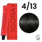 Schwarzkopf Igora Royal Coloração 4/13 Castanho Médio Cinza Mate 60ml