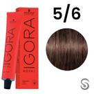 Schwarzkopf Igora Royal Coloração 5/6 Castanho Claro Marrom 60ml