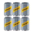 Schweppes Club Soda LATA 350ml kit 6unidades