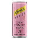 Schweppes mixed gin ton pink 269ml