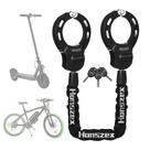 Scooter Lock Honszex High Security com chave, corrente de bicicleta de 92 cm Scooter Lock Honszex High Security com chave, corrente de bicicleta de 92 cm