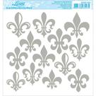 Scrap Embelezadores Cardboard Flor de Lis Scep-022 Litoarte