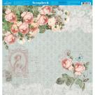 Scrapbook Dupla Face Litoarte 30,5 x 30,5 cm - Modelo SD-725 Shabby Chic de Rosas e Rendas Scrapbook Dupla Face Litoarte 30,5 x 30,5 cm - Modelo SD-725 Shabby Chic de Rosas e Rendas