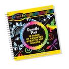 Scratch Art Doodle Pad Melissa e Doug com 16 pranchas e caneta