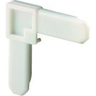 Screen Frame Corner Prime-Line MP7729 em plástico branco, pacote com 100