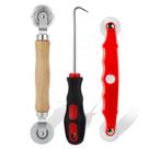 Screen Roller Tool Kit de reparo de portas com tela de janela, 3 unidades