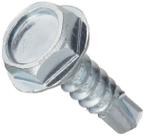 Screw Hillman, 6 x 1,27 cm, cabeça de lavadora, autoperfurante, pacote com 100