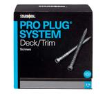 Screws Pro Plug System em aço inoxidável para PVC 10 x 2.5
