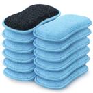 Scrub Sponges HOMEXCEL, cozinha multiuso, pacote com 12 unidades, azul Scrub Sponges HOMEXCEL, cozinha multiuso, pacote com 12 unidades, azul