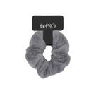 Scrunchie Elástico para Cabelos Pelúcia Cinza Vogue ThePró