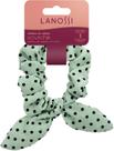 Scrunchie Mint Green Lanossi Beauty & Care Acessório de Cabelo em Tecido, Fixação Suave, Cor Verde Menta