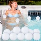 Scum Balls Gerrii, 12 peças de 7,62 cm para piscina, spas, banheira de hidromassagem Scum Balls Gerrii, 12 peças de 7,62 cm para piscina, spas, banheira de hidromassagem