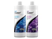 Seachem Reef Kit Fusion 1 1 Litro + Reef Fusion 2 1 Litro Suplemento Coral Aquario Marinho Crescimento 1000ml