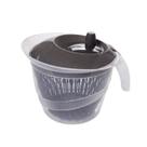 Seca saladas centrifuga manual secador folhas alface 2,8l verduras legumes