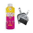 Seca Xixi Perfumado 1kg Kit Mini Pá e Vassoura Multiuso Transforma Urina em Pó
