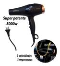 Secador Cabelo Borren Profissional 5000w Salon Cool Shot110v