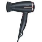 Secador de Cabelo Beurer HC25 Ionic 1600W - Anti-Frizz e Portátil - Preto/Rosa
